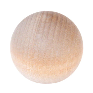 Amerock Pair (2 Pack) Birch Wood 1 1/2" Round Ball Cabinet Knob BP815-WD
