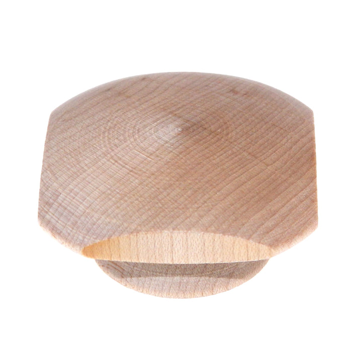 Pair of Amerock Wood Finishes 1 11/16" Unfinished Wood Square Cabinet Birch Knob BP817-WD