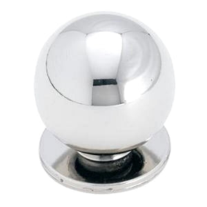 Amerock Legacy 1 1/8" Polished Chrome Solid Brass Round Cabinet Knob Pull BP830C-26