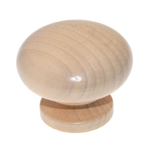 Amerock Wood Finishes 1 1/2" Champagne Stain Round Cabinet Wood Knob BP880-MA3