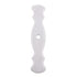 Amerock Anniversary Gloss White 3 5/8" Cabinet Knob Backplate BP885-GW