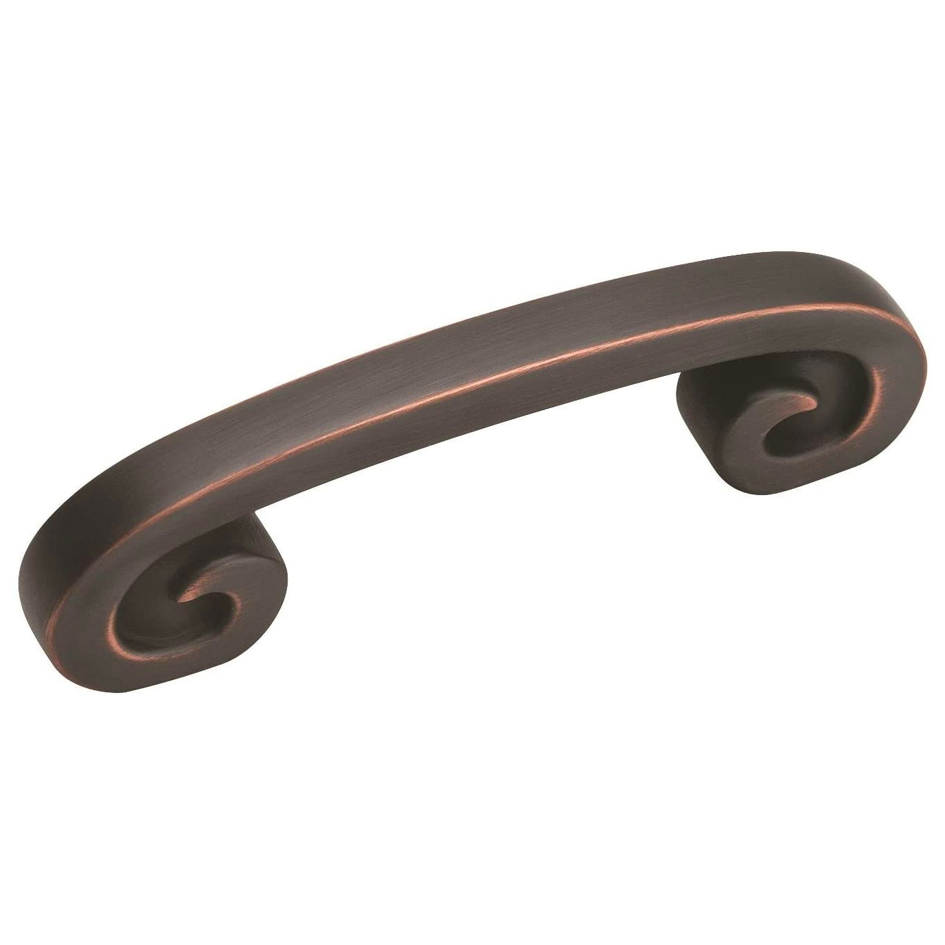 Amerock Swirl'Z BP9337ORB - Tirador para gabinete (3.0 in, bronce aceitado)