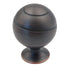 Amerock Swirl'Z BP93382ORB - Pomo redondo para gabinete (bronce aceitado, 1 9/16 pulgadas)