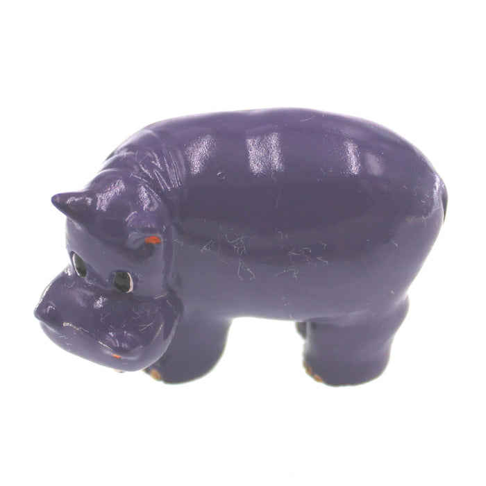 Amerock Kid'Z BP9354-HP - Pomo para gabinete de hipopótamo, color violeta pintado a mano, 2 1/4 pulgadas