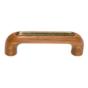 Amerock Finished Wood 3 1/2" Ctr. Arch Pull Cabinet Handle BP936C-FWD