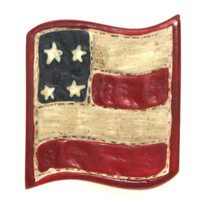 Amerock Hero'Z Hand Painted American Flag 1 3/8" Cabinet Knob BP9396-HP