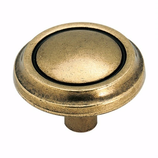 Amerock BP989-R1 Regency Brass 1 3/8" Anillo Hongo Gabinete Perillas Allison