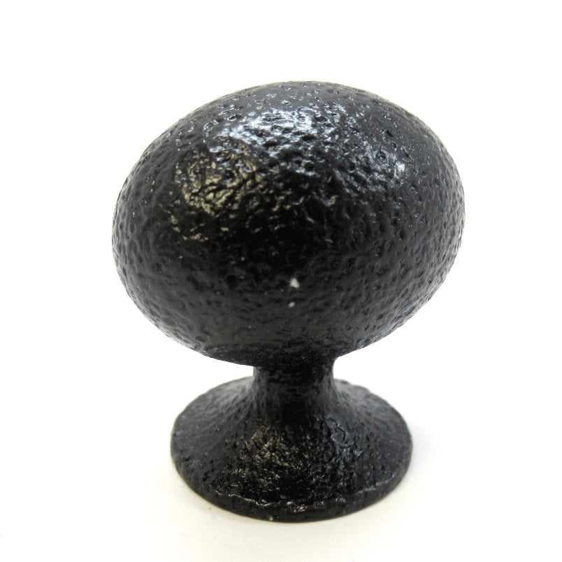 Ancient Treasures C004BLK - Pomo rústico martillado, color negro, 1 3/8 pulgadas, 20 unidades