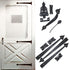 Amerock Colonial Black Screen Storm Door Set Thumb Latch 3 Strap Hinges C1400-CB