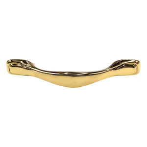 Belwith FKI Hardware Solid Brass Cabinet Pull 3" Ctr Polished Brass C17-PB