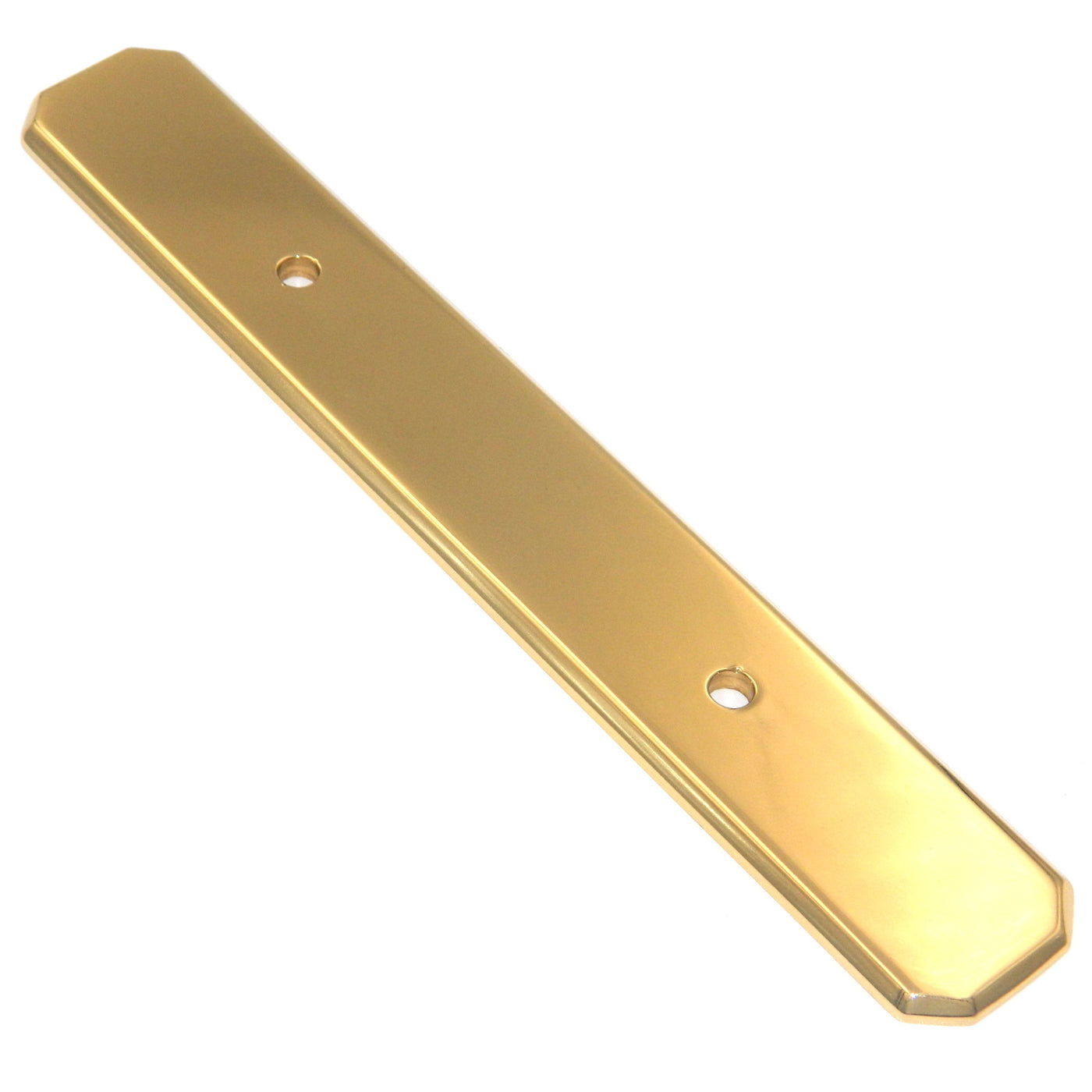 Belwith Keeler Polished Brass Solid Brass 3cc Cabinet Pull Backplate