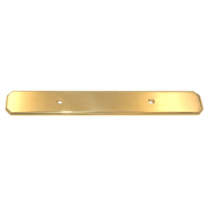 Belwith Keeler Polished Brass Solid Brass 3"cc Cabinet Pull Backplate C20