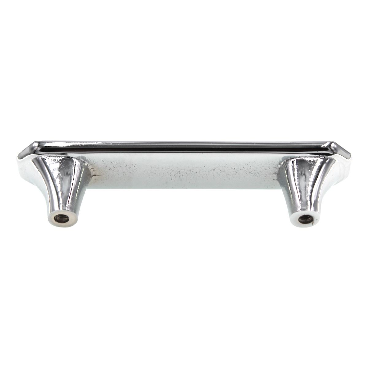 FKI Hardware Period Brass Solid Brass Cabinet Pull 3" Ctr Polished Chrome C217