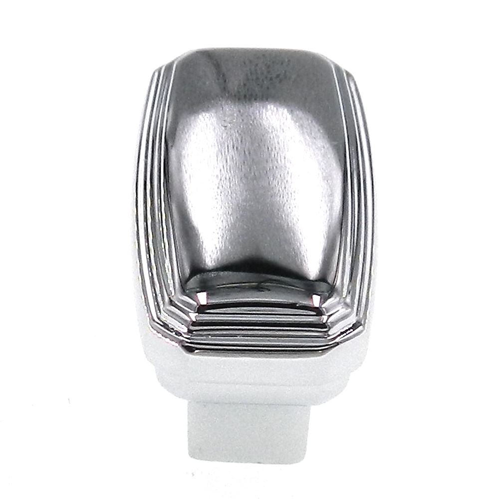 FKI Hardware Period Brass Chrome 1 1/2" Rectangle Solid Brass