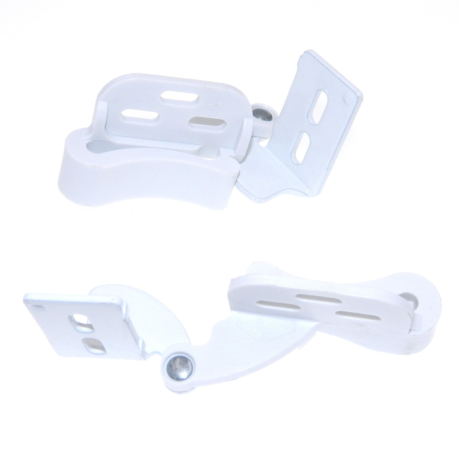 Amerock Marathon White CM2604-W Bisagra de cuchillo oculta con cierre automático de 3/8"
