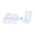 Amerock Marathon White CM2604-W Bisagra de cuchillo oculta con cierre automático de 3/8"