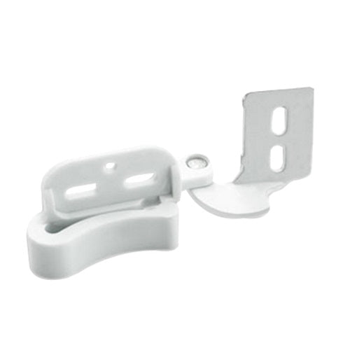 Amerock CM2605-W White 1/4" Overlay Concealed Self-Latching Cabinet Knife Hinge