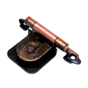 Single Demountable Cabinet Hinge Variable Overlay Antique Copper CM7751-AC