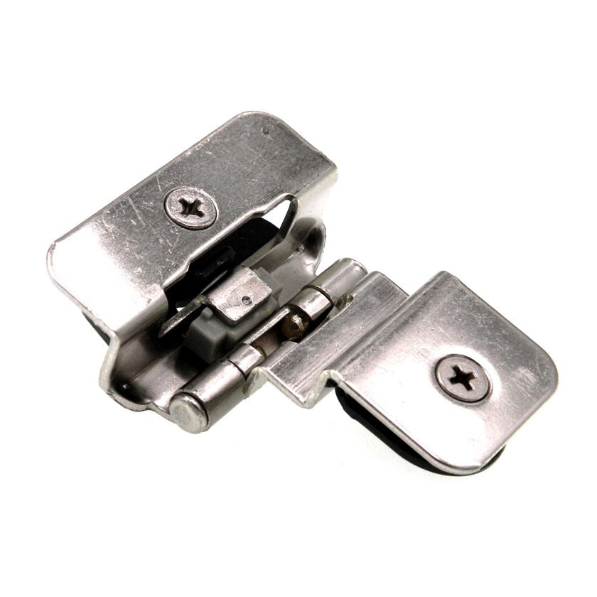 Double Demountable Cabinet Hinge 3/8" Inset Bright Nickel CM8700-14