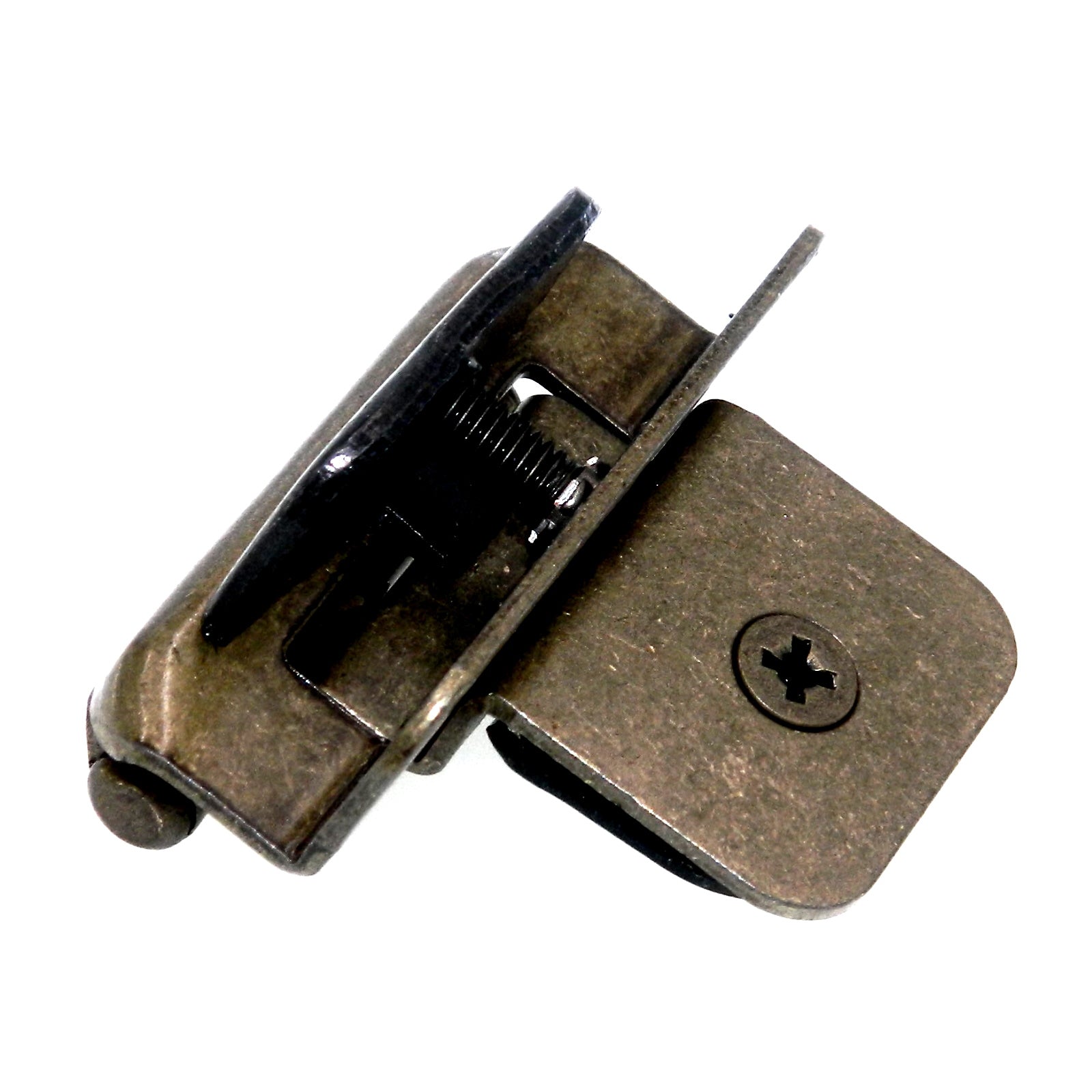 Double Demountable Cabinet Hinge 3/8" Inset Burnished Brass CM8700-BB