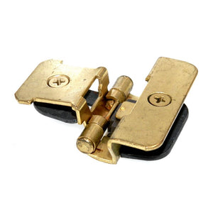 Double Demountable Cabinet Hinge 1/4" Overlay Polished Brass CM8701-3