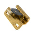 One Single Demountable Cabinet Hinge 1/4" Overlay Polished Brass CM8715-3