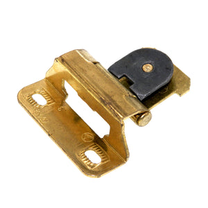 Single Demountable Cabinet Hinge 1/4" Overlay, Polished Brass CM8715-3