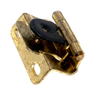 Single Demountable Cabinet Hinge 1/2" Overlay, Polished Brass CM8719-3