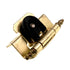Single Demountable Cabinet Hinge 1/2" Overlay, Polished Brass CM8719T4-3