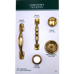 Hickory Manor House 10 Pack P509-LP Lancaster Brass 3"cc Cabinet Handle Pulls