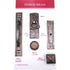 FKI Hardware Kingston Bronze 3" Ctr Cabinet Arch Pull Handle M77