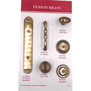 20 Pack Belwith Keeler Savannah F137 Sherwood Antique Brass 3"cc Solid Brass Handle Pull