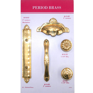 Belwith Keeler Sechel 1 1/4" Polished Brass Round Solid Brass Cabinet Knob A3