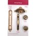 Sherwood Antique Brass Sechel 3 In. CC Solid Brass Drawer Pull, Set of 10