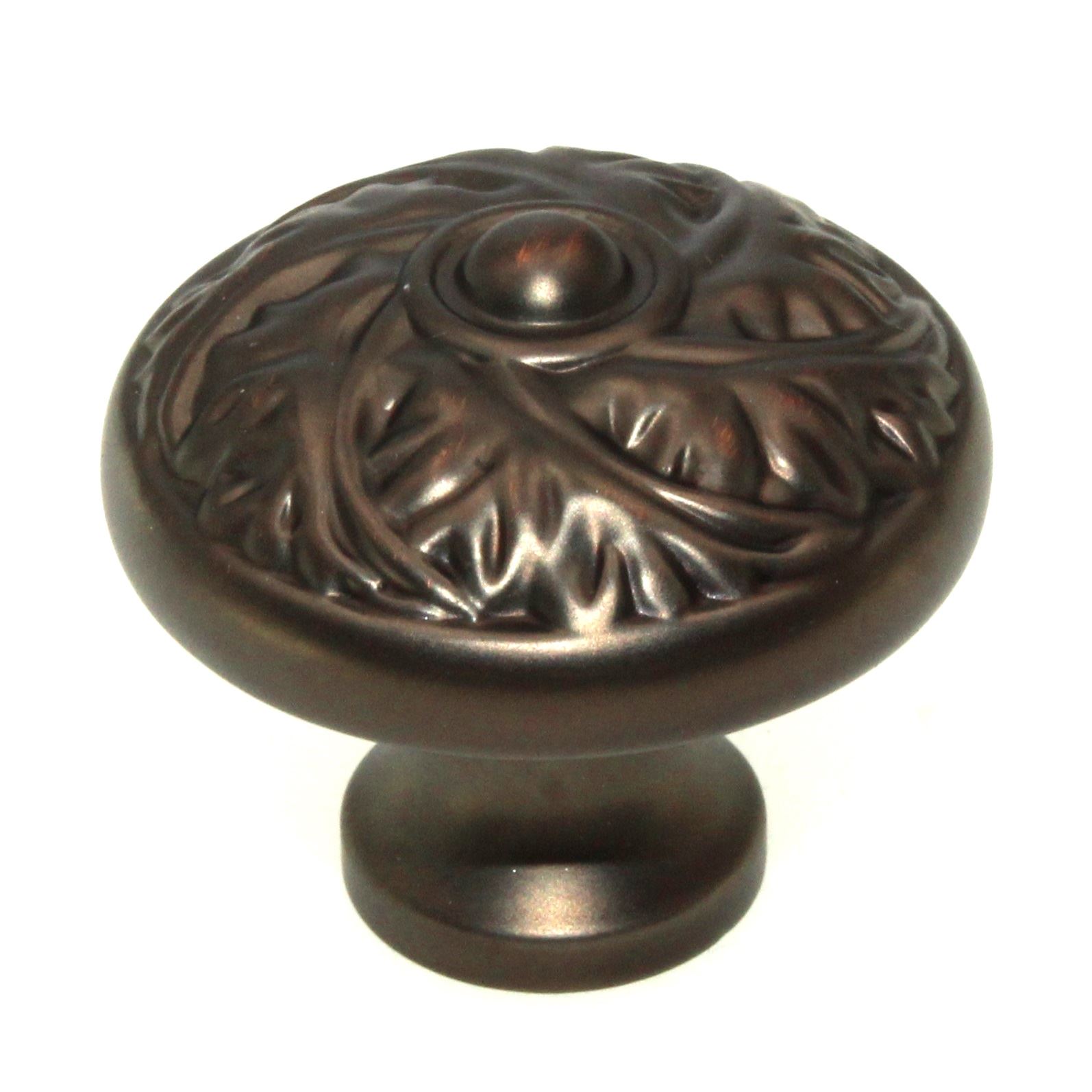thumbnail image 2 of Keeler Richelieu F506 Antique Pewter Cabinet Knob – 1-1/4" Solid Brass 2 of 4