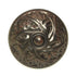 Keeler Acanthus 1 1/4" Leaf Round Solid Brass Cabinet Knob Refined Bronze D26-RB