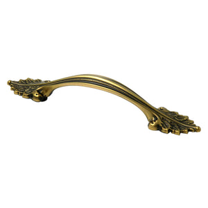 Keeler Acanthus D8-06 Solid Winchester Brass 3 3/4" (96mm)cc Cabinet Handle Pull