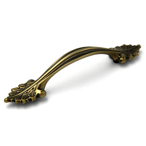 Keeler Acanthus D8-06 Solid Winchester Brass 3 3/4" (96mm)cc Cabinet Handle Pull