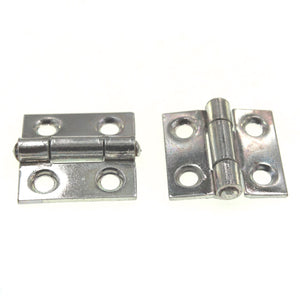 Lawrence Brothers 1 x 1 Riveted Pin Light Weight Hinge 2 Pack D810S-ZN