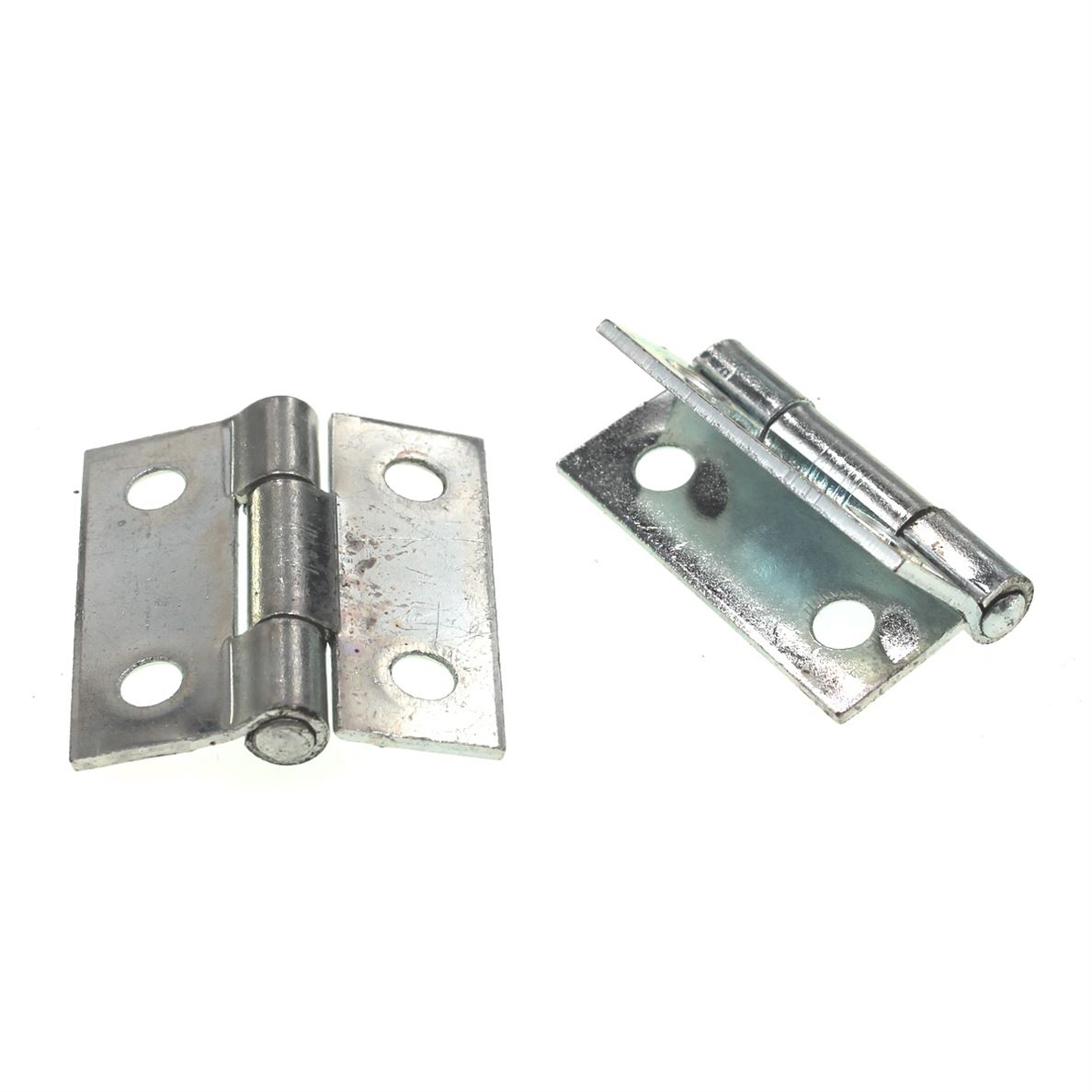 Lawrence Brothers 1 1/2" x 1 3/8" Riveted Pin Narrow Hinges 2 Pack D810S-ZN