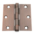 Paquete de 3 bisagras de puerta Warwick de 3", esquina cuadrada, bronce aceitado DA3011BZ