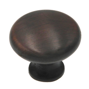 Warwick Traditional Oil-Rubbed Bronze 1 1/4" Cabinet Knob Pull DH1001BZ