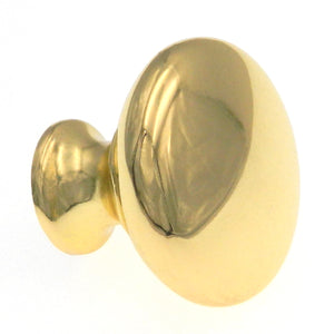 10 Pack Warwick Traditional Polished Brass 1 1/4" Cabinet Knob Pull DH1001PB