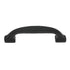 Warwick Rustic Wrought Iron Black 3"cc Hammered Cabinet Handle Pull DH1004BL
