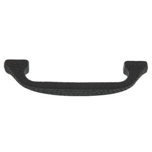 Warwick Rustic Wrought Iron Black 3 3/4" (96mm)cc Hammered Cabinet Handle DH1005BL