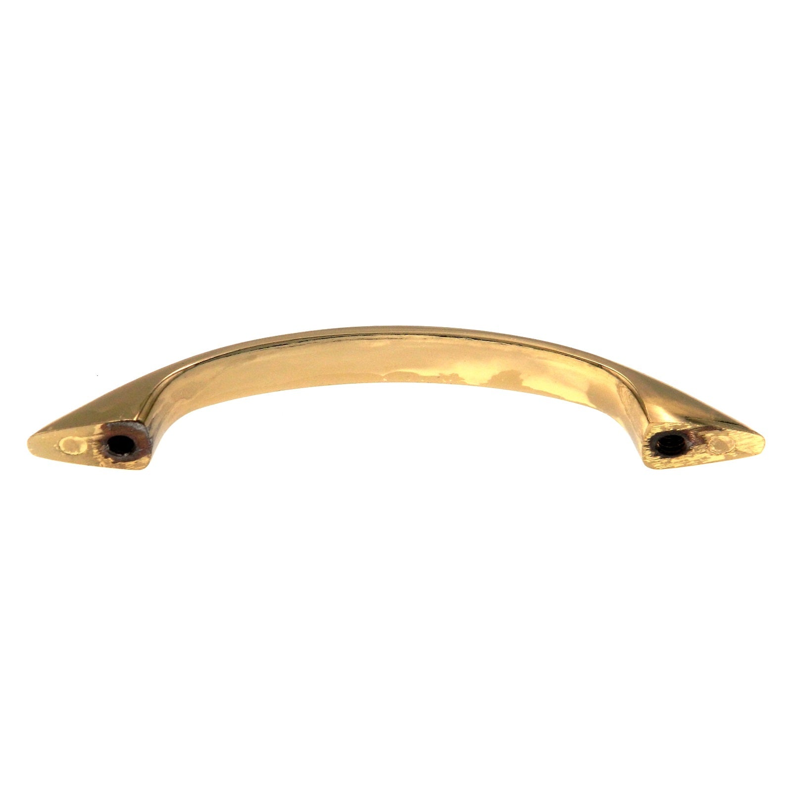 Warwick Contemporary Polished Brass 3"cc Solid Arch Cabinet Handle Pull DH1007PB