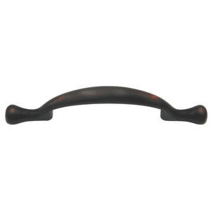 Warwick Traditional Oil-Rubbed Bronze 3"cc Solid Cabinet Handle Pull DH1009BZ