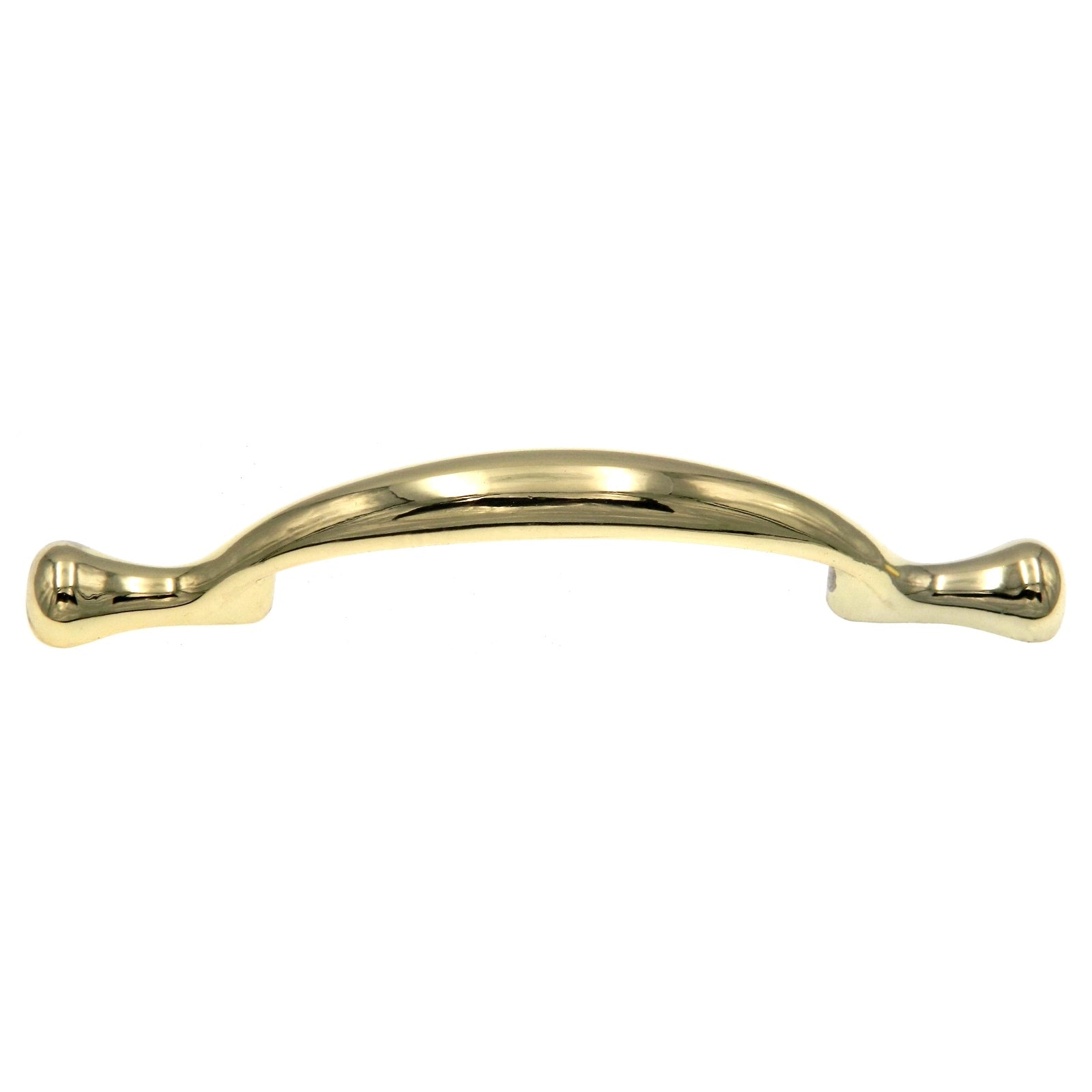 10 Pack Warwick Traditional Polished Brass 3"cc Solid Cabinet Handle Pull DH1009PB