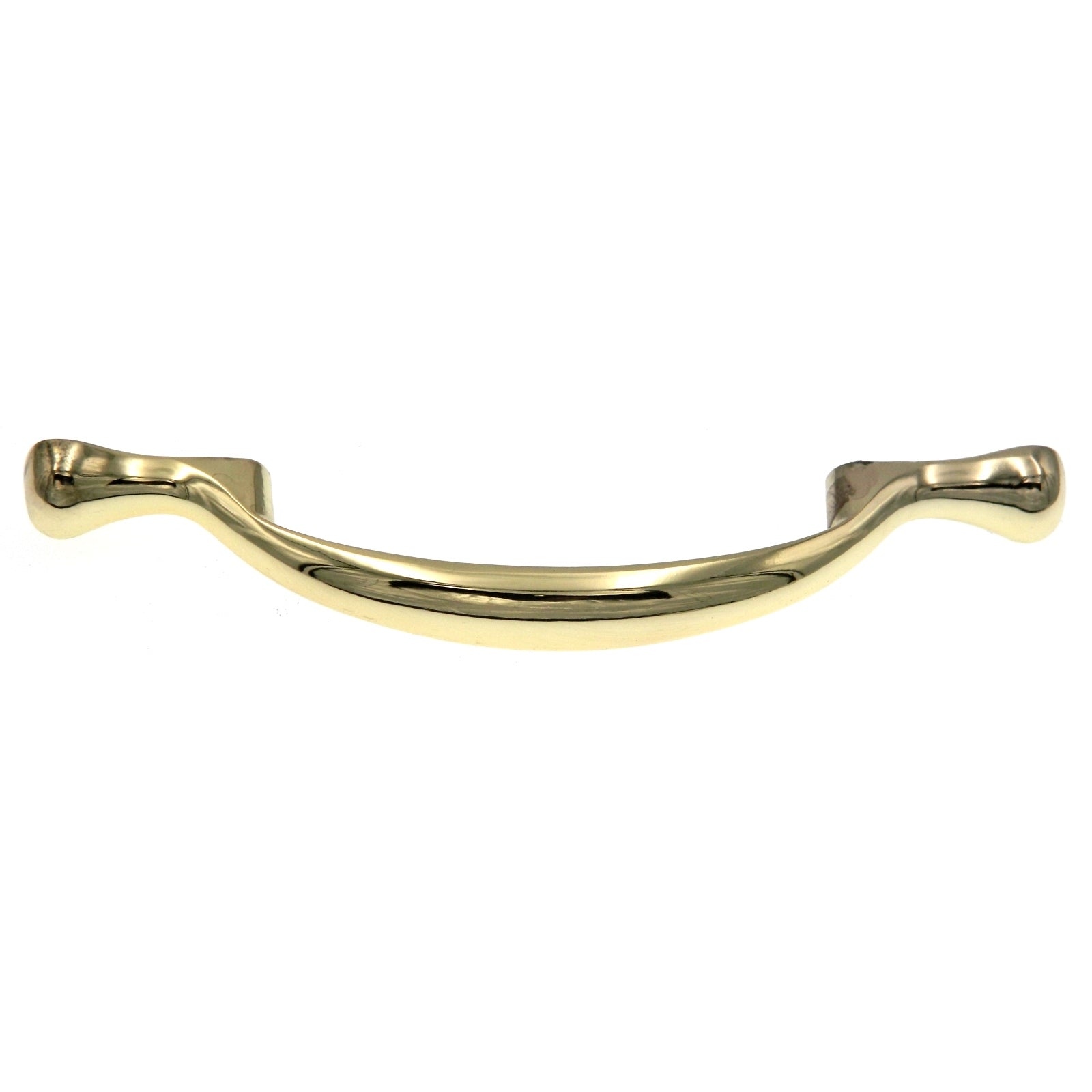 Warwick Traditional Polished Brass 3"cc Solid Cabinet Handle Pull DH1009PB