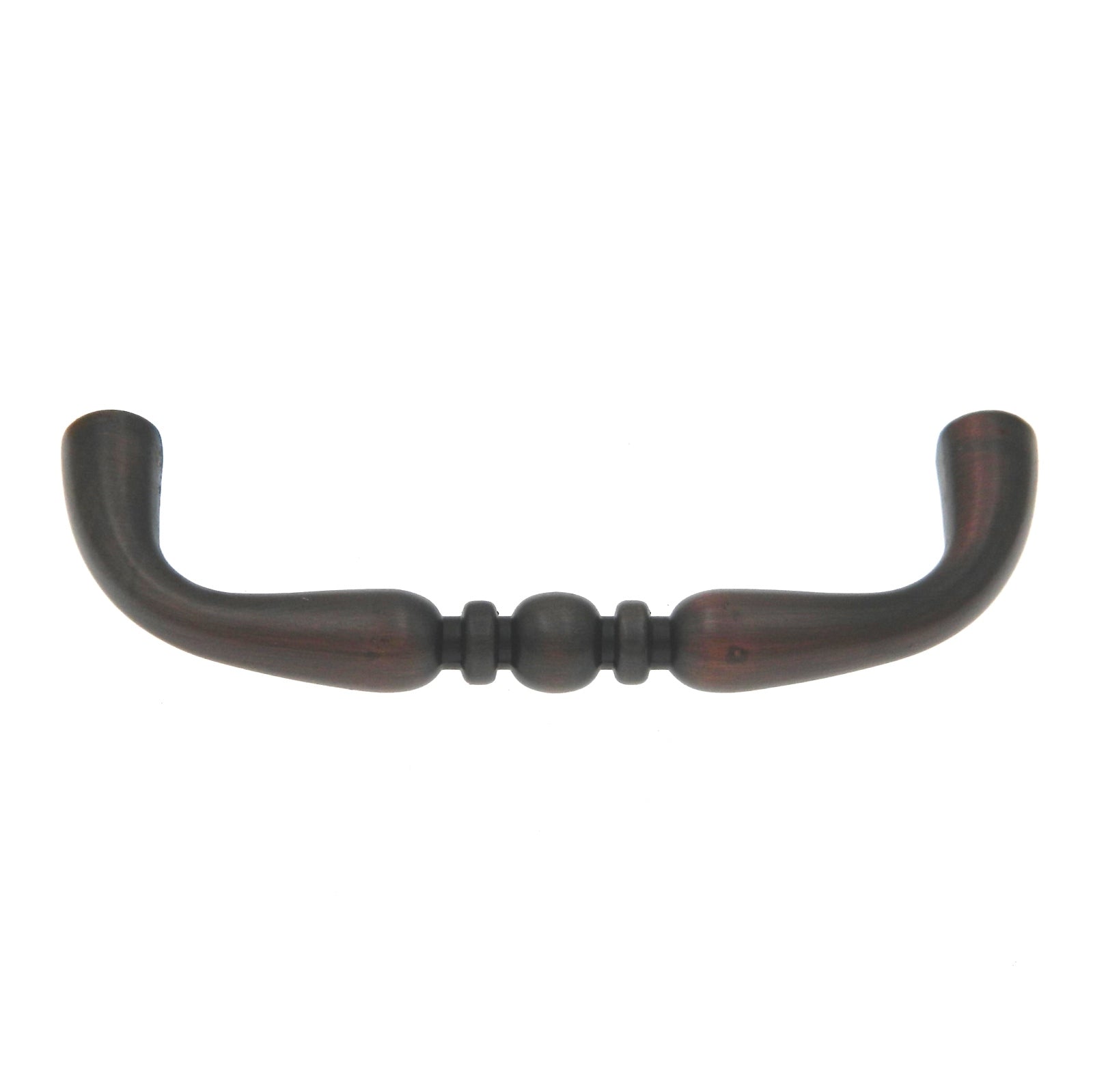 Warwick Traditional Oil-Rubbed Bronze 3"cc Bead Cabinet Handle Pull DH1011BZ